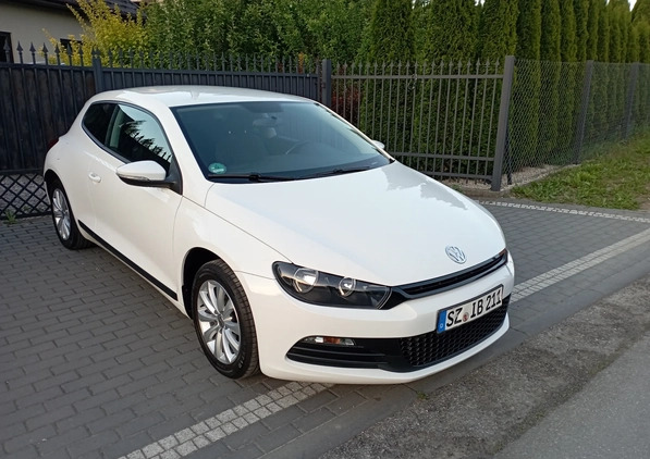 Volkswagen Scirocco cena 24500 przebieg: 188000, rok produkcji 2009 z Słomniki małe 497